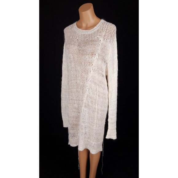 Doublet Upcycle Winder Yarn Pullover Limited 12/14 One Size White Sweater $790 - Picture 5 of 16